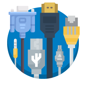 Duża ilosc interfejsów I/O w monitorach AVTEK